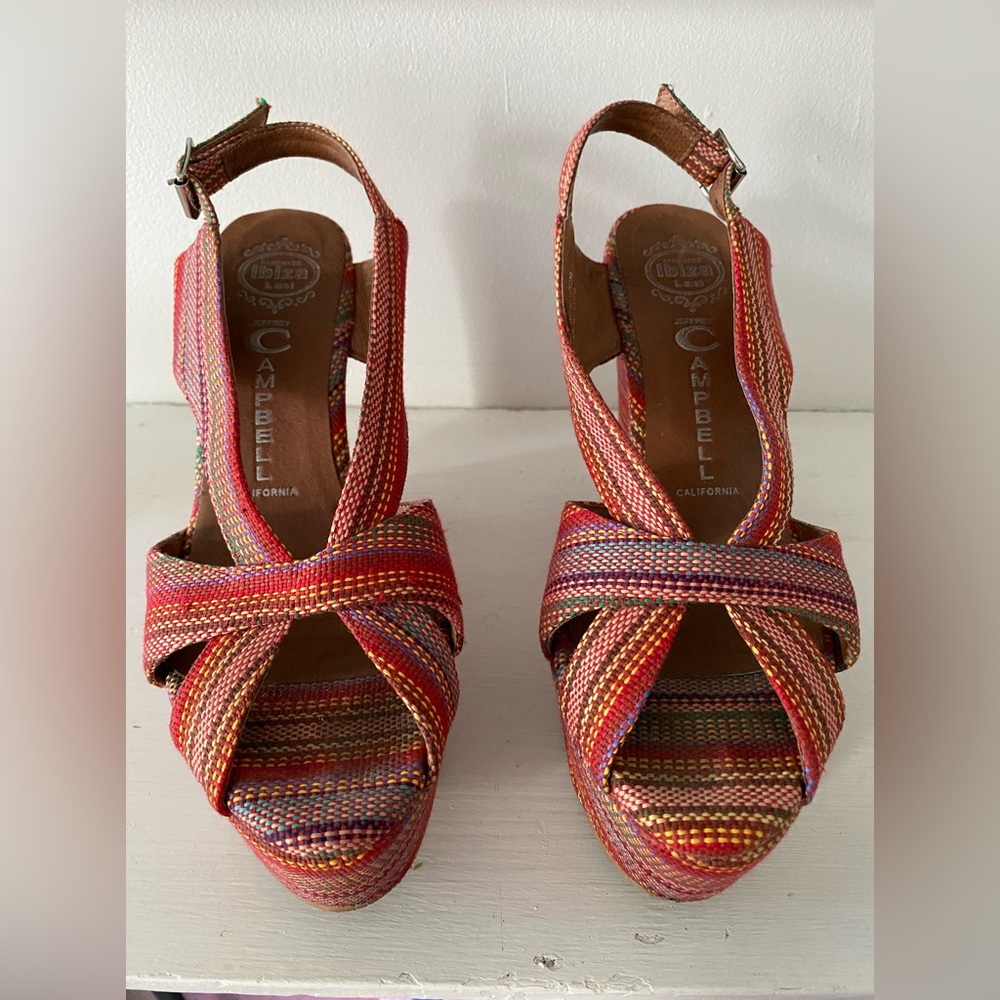 Jeffrey Campbell sky high wedges.